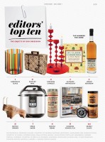 Food & Wine Magazine January 2013 Editor Picks Spanish Suitcase